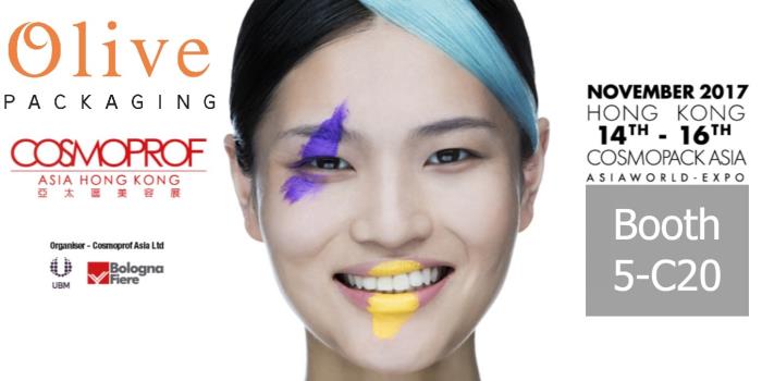 Olive Packaging attends Cosmoprof Asia 2017